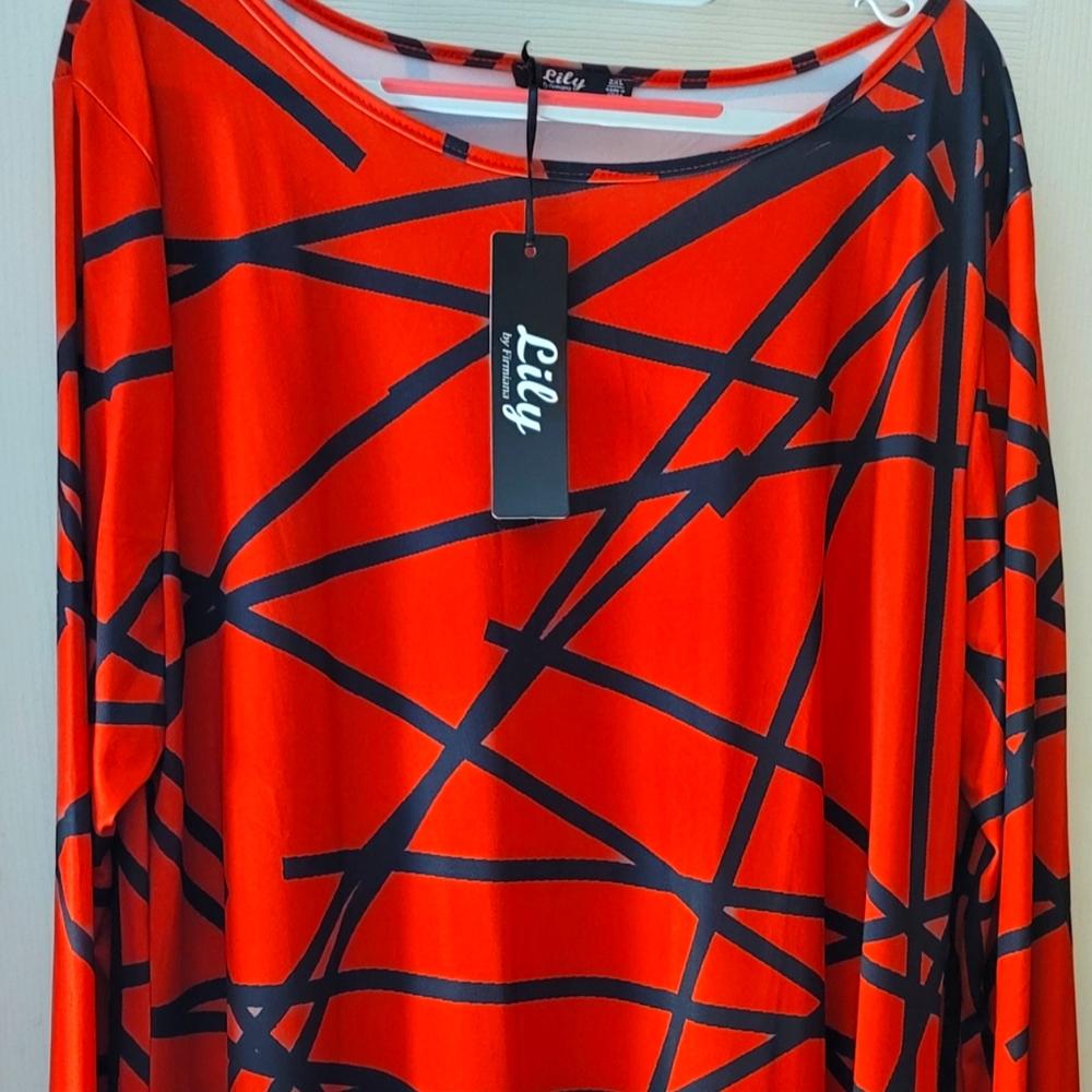 Women's 2XL  Tunic 3/4 Sleeve